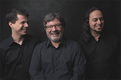 Trio Opus 12 (Paulo Porto Alegre, Daniel Murray e Chrystian Dozza) foto:divulgação