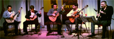 Quarteto TAU e Luca Luciano na Fundação Ema Klabin, 27 de abril de 2013 - foto: divulgação