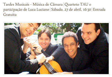 Quarteto TAU - foto: Samuel Vasconcellos