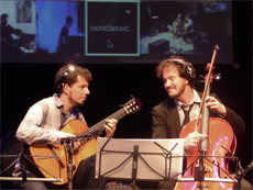 Daniel Murray e Brendan Walsh - no Festival Música Estranha - Centro Cultural São Paulo, foto: Marinilda Boulay